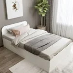 white bed 120 cm – سرير ابيض