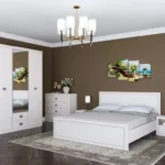 white bed 180 cm - سرير ابيض